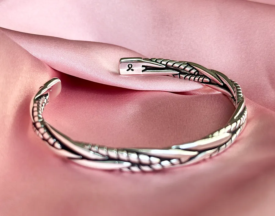 Woven Strength Charity Bangle – My Ribbon of Hope